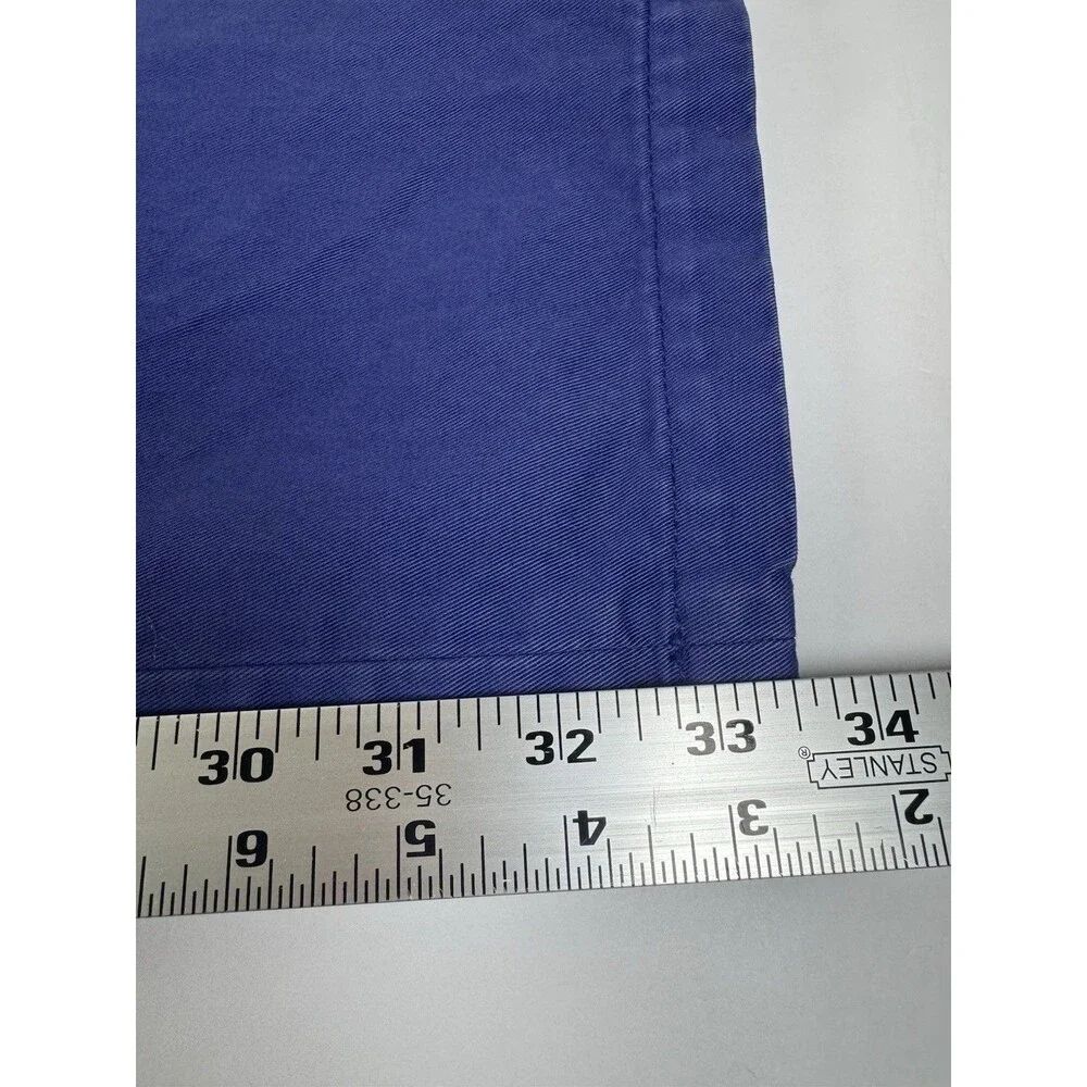 Timo Weiland Womens Pants SIze 44 Washed Navy Blue EU Made Chinos Straight Leg‎